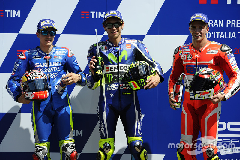 Polesitter Valentino Rossi, Yamaha Factory Racing, 2e kwalificatietijd voor Maverick Viñales, Team S