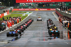 La parrilla antes del inicio de la carrera