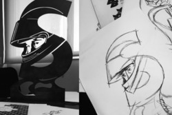 Proyecto y prototipo de las estatuas de Ayrton Senna