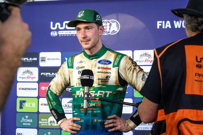 Why Evans suffered his first WRC retirement since 2024 132 Jon Armstrong, Shane Byrne, M-Sport Ford World Rally Team Ford Puma Rally1