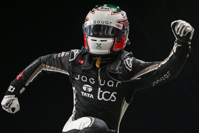 Race winner Antonio Felix Da Costa, Jaguar TCS Eacing