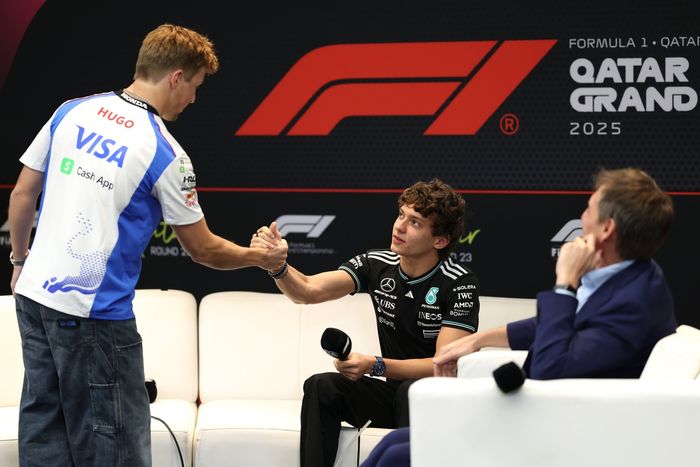 Liam Lawson, Racing Bulls Team, Andrea Kimi Antonelli, Mercedes