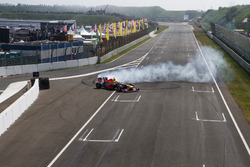 Max Verstappen met RB8 tijdens Jumbo Racedagen