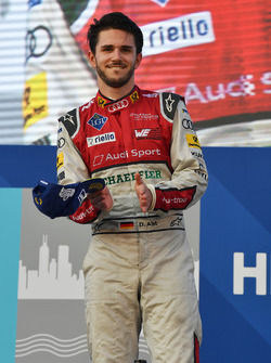 Podium: race winner Daniel Abt, Audi Sport ABT Schaeffler