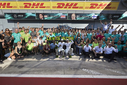 1. Lewis Hamilton, Mercedes AMG F1; 2. Valtteri Bottas, Mercedes AMG F1