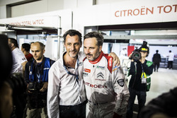 Yvan Muller, Citroën World Touring Car Team, Citroën C-Elysée WTCC avec François Ribeiro, Directeur d'Eurosport Motorsport