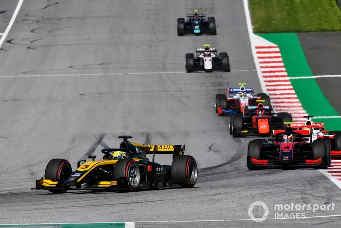 Guanyu Zhou, UNI-Virtuosi, Callum Ilott, UNI-Virtuosi, Mick Schumacher, Prema Racing, Felipe Drugovich, MP Motorsport