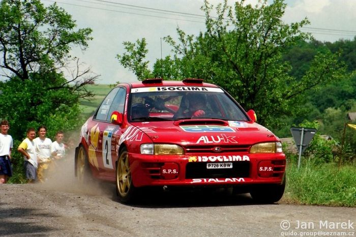 Gianmarino Zenere , Sauro Farnocchia, Subaru Impreza 555 Rajd Polski 1998