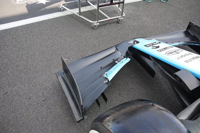 Alerón delantero del Williams Racing FW42