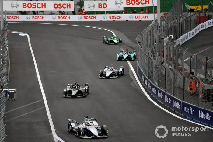 Stoffel Vandoorne, Mercedes-Benz EQ, EQ Silver Arrow 02, Lucas di Grassi, Venturi Racing, Silver Arrow 02, Nyck de Vries, Mercedes-Benz EQ, EQ Silver Arrow 02, Mitch Evans, Jaguar Racing, Jaguar I-TYPE 5
