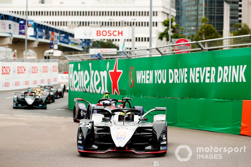 Oliver Rowland, Nissan e.Dams, Nissan IMO1, at the start of the race