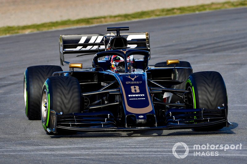 Romain Grosjean, Haas F1 Team VF-19 Ferrari