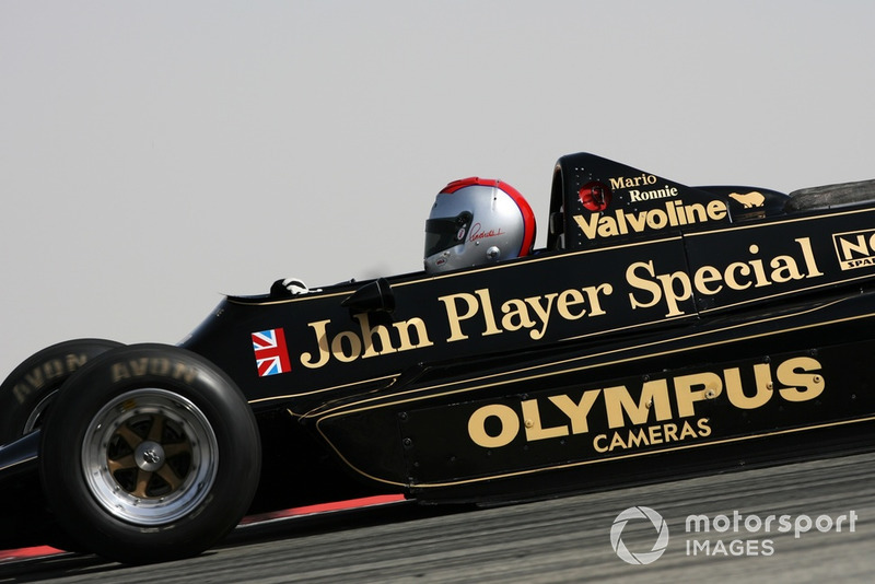 Mario Andretti in his 1978 Lotus 79