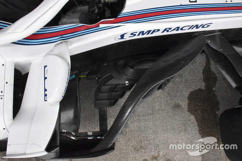 Williams FW41 bargeboards