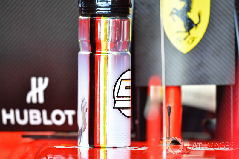 Sebastian Vettel, Ferrari water bottle