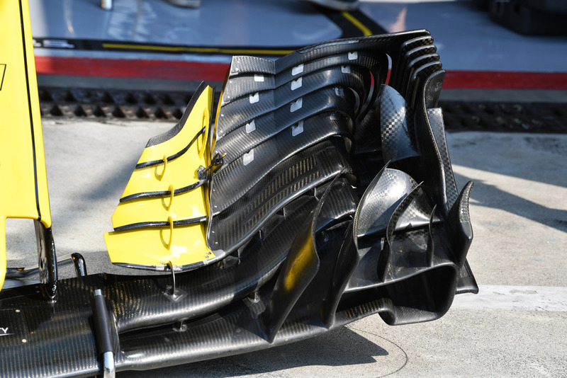 Renault Sport F1 Team RS 18 front wing detail
