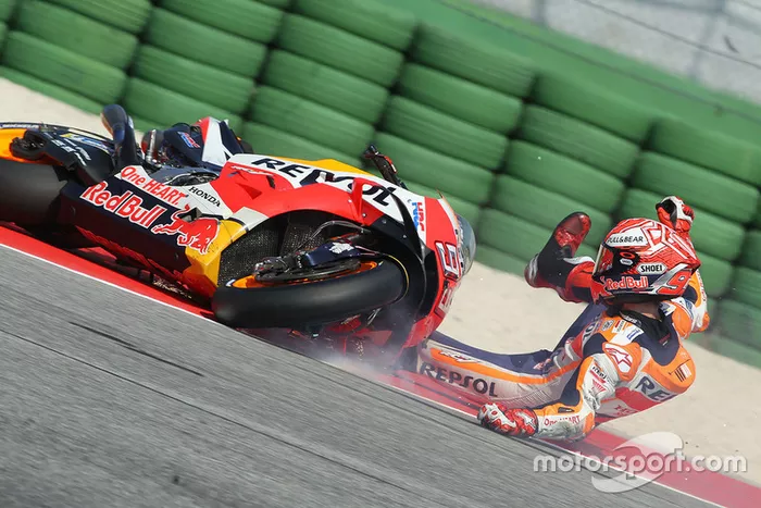 Marc Marquez, Repsol Honda Team crash