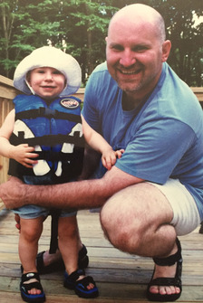 Kaz Grala at 8months ready for fishing