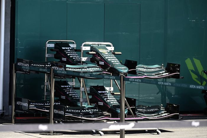 Detalle del Aston Martin AMR21