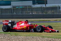 Sebastian Vettel, Ferrari pruebas de la especificación de Pirelli 2017