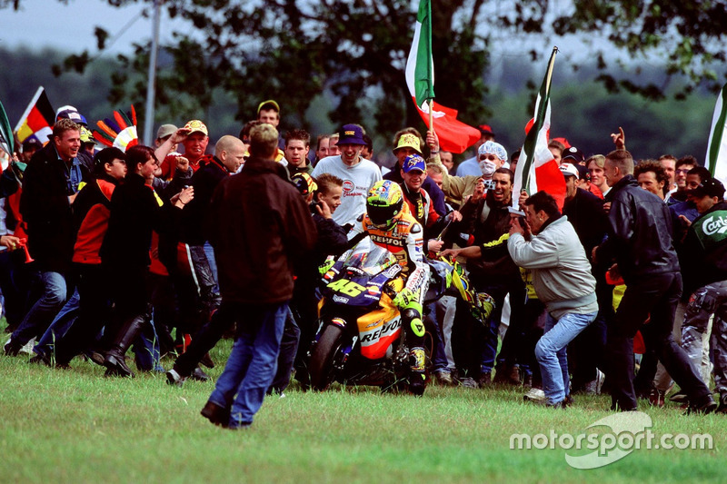 Valentino Rossi, Honda Team, vainqueur de la course