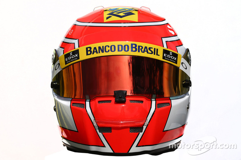 De helm van Felipe Nasr, Sauber