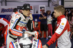 Scott Redding, Pramac Racing; Casey Stoner, Ducati Team