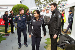 Monisha Kaltenborn, Team Principal Sauber, Christian Horner, Team Principal Red Bull Racing e Toto W
