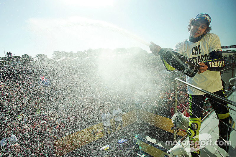 Ganador del campeonato Valentino Rossi