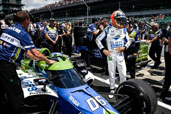  Helio Castroneves, Meyer Shank Racing w/Curb Agajanian Honda