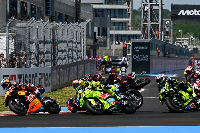 Jorge Martín, Aprilia Racing Team, Raúl Fernández, Trackhouse Racing, Fermín Aldeguer, Gresini Racing, Marco Bezzecchi, Aprilia Racing