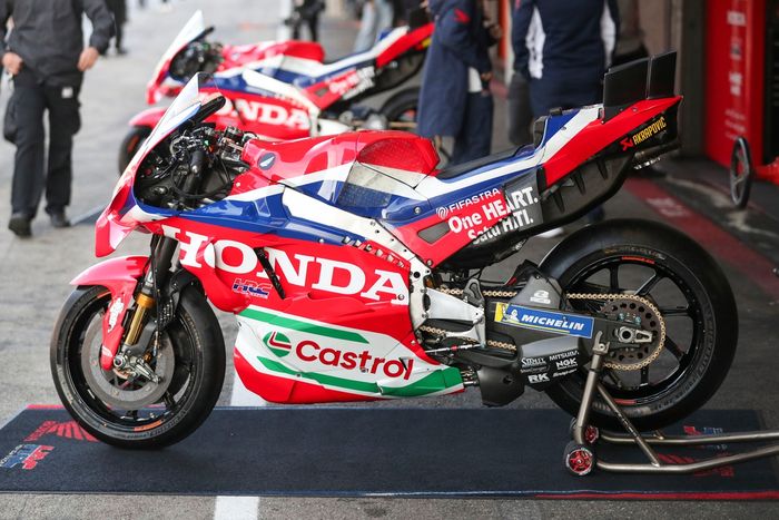 The HRC Honda bike