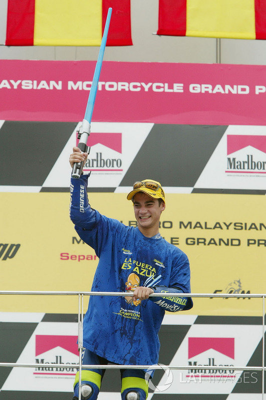 2003: GP de Malasia, campeón del mundo de 125cc