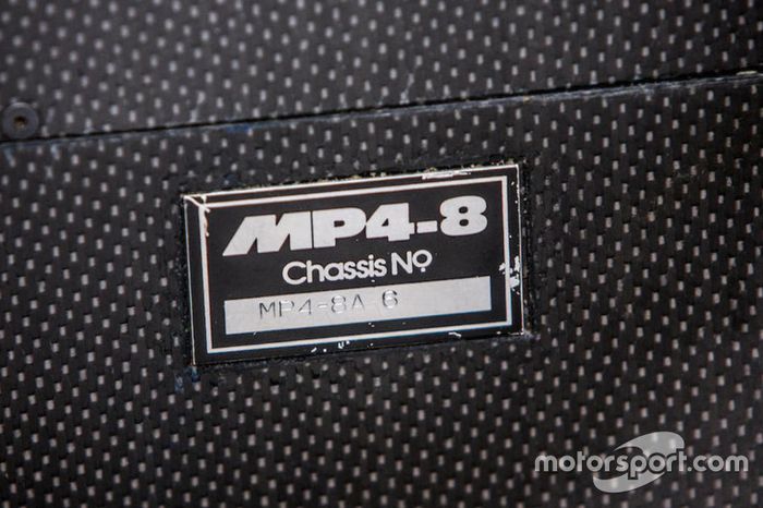 El McLaren-Cosworth Ford MP4/8A de Ayrton Senna