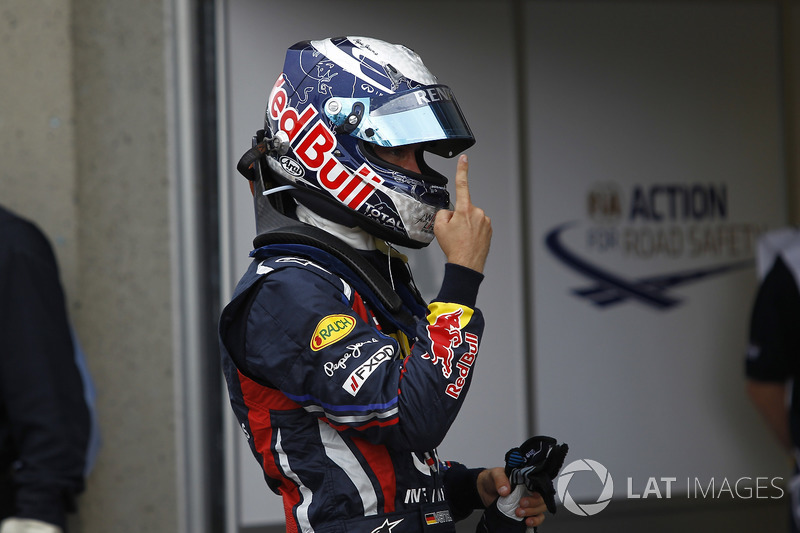 Polesitter Sebastian Vettel, Red Bull Racing RB7