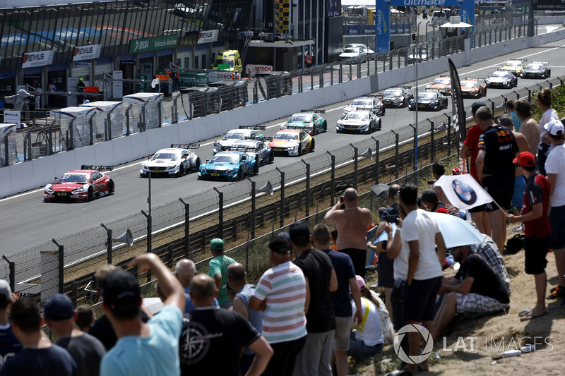 Рестарт, Рене Раст, Audi Sport Team Rosberg, Audi RS 5 DTM, попереду