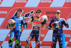 Podium: 1. Marc Marquez, 2. Alex Rins, 3. Maverick Vinales