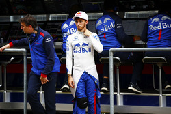 Pierre Gasly, Toro Rosso, and James Key, Technical Director, Toro Rosso