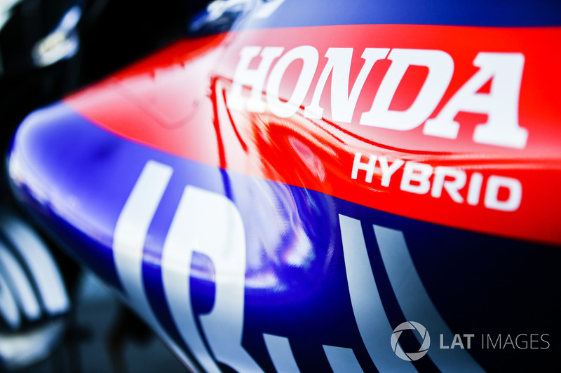 Honda logo on the Toro Rosso STR13 Honda