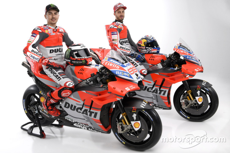 Jorge Lorenzo and Andrea Dovizioso, Ducati Team