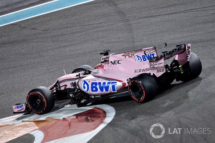 Sergio Perez, Sahara Force India VJM10 in 2017