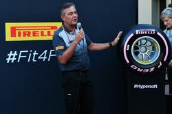 Mario Isola, Pirelli Sporting Director at the Pirelli 2018 launch