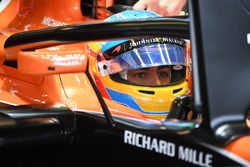 Fernando Alonso, McLaren MCL32 mit Halo