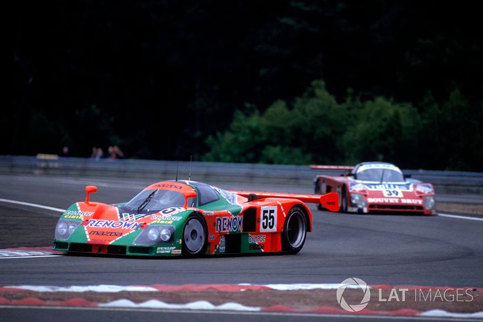 Volker Weidler, Johnny Herbert, Bertrand Gachot, Mazda 787B