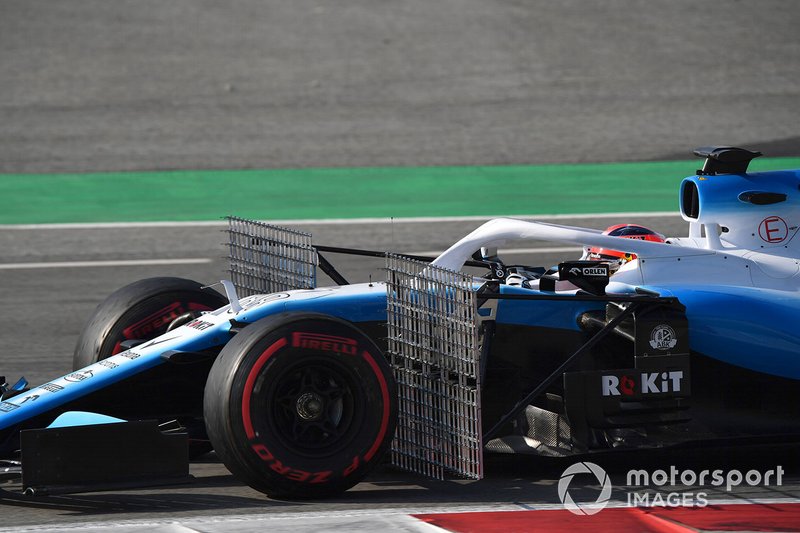 Robert Kubica, Williams FW42, con sensori aerodinamici