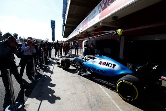 Fotografen fotografen de nieuwe Williams FW42