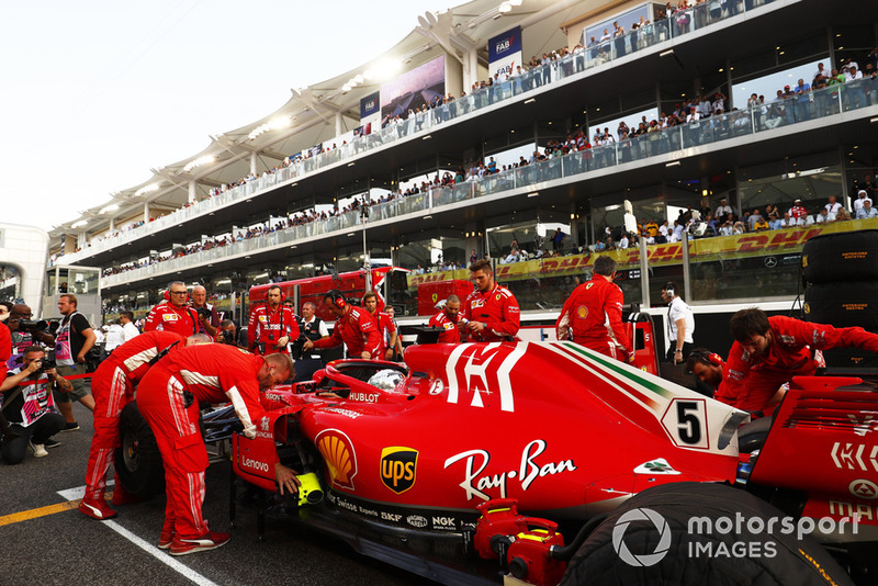 A start előtt - Abu Dhabi Nagydíj - F1 2018