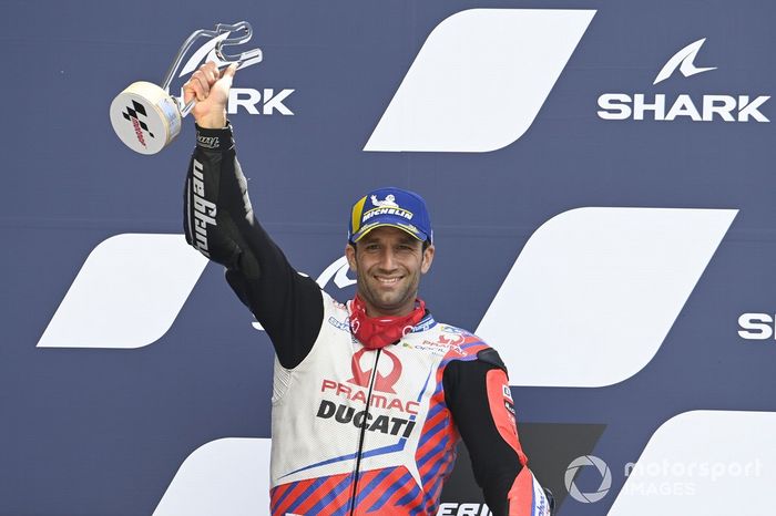 Podio: segundo lugar Johann Zarco, Pramac Racing