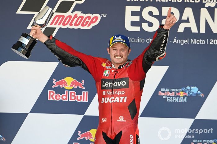 Podio: Ganador de la carrera Jack Miller, Ducati Team