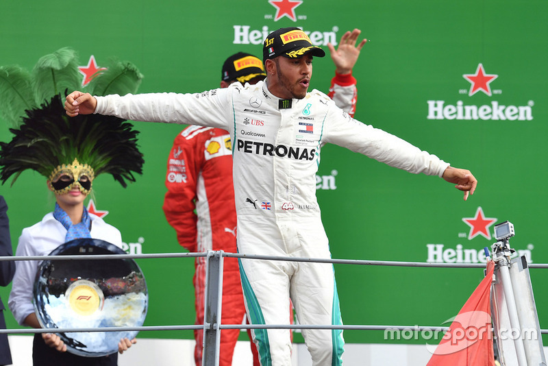 Vainqueur : Lewis Hamilton (Mercedes)